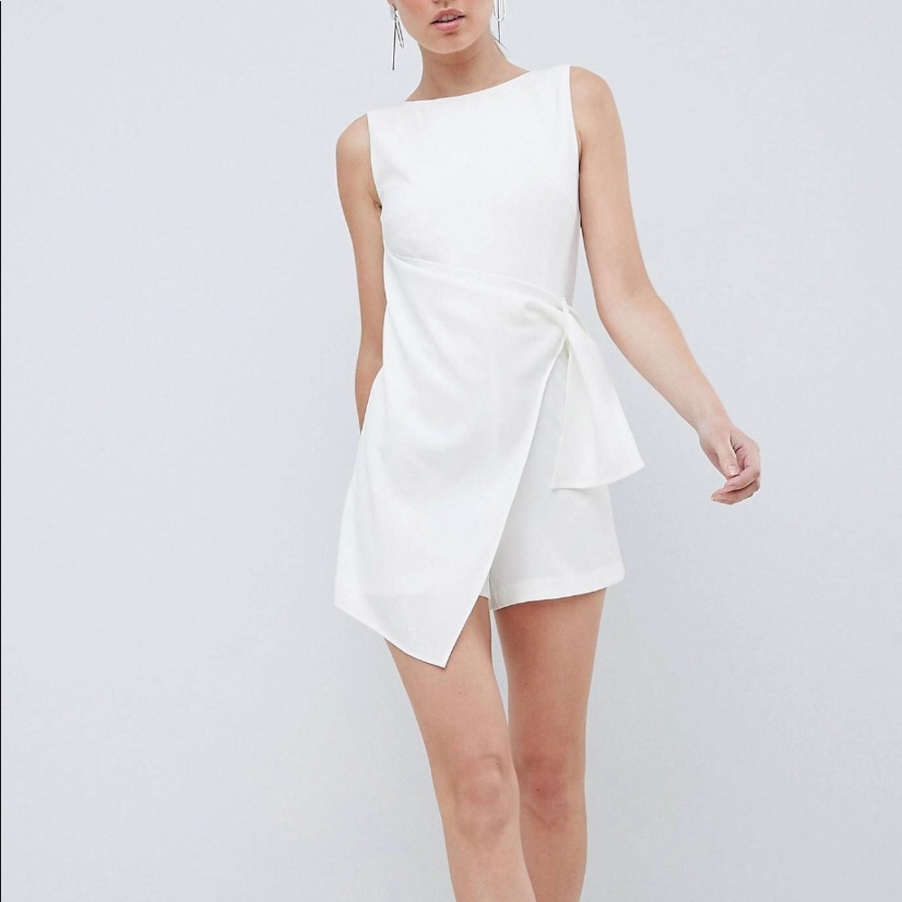 Lavish Alice Tailored Wrapover Romper